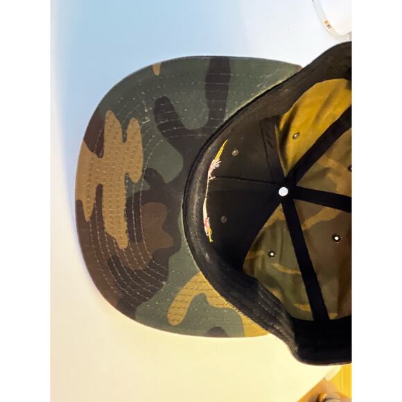 R B Otto Cap Premium Snapback 6 panel cloth Camo hat trucker - Picture 8 of 12